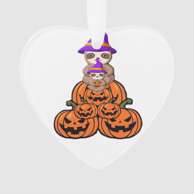 Adorno Camiseta Sloth Halloween Premium (Anverso)