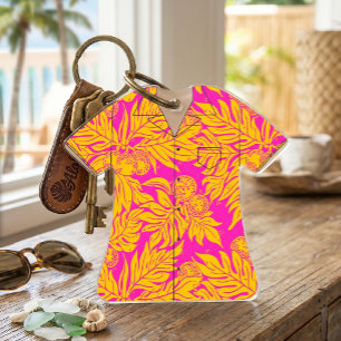Adorno Camiseta temática de Hawái recuerdo de acrílico