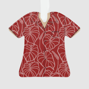Adorno Camiseta temática de Hawái recuerdo de acrílico