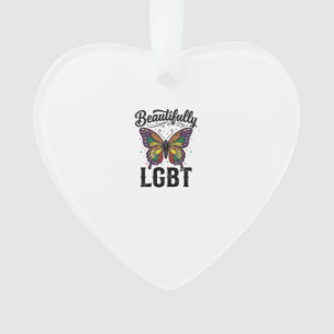 Adorno Camiseta Vintage Orgullo Mariposa LGBT Hermosa_1