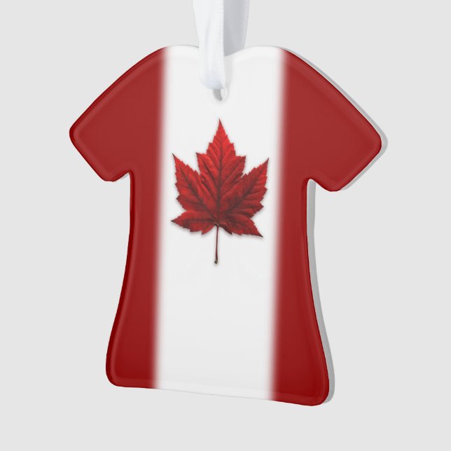 Adorno Canadá Ornamé Personalizado Canada Souvenir Tu nom (Anverso)