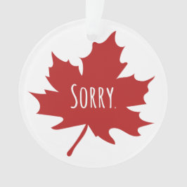 Adorno Canadiense Funny