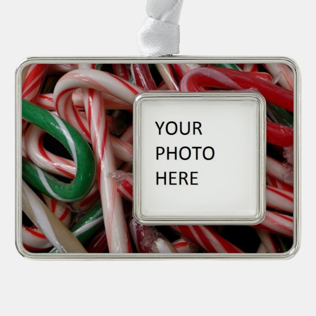 Adorno Candy Canes Navidades vacaciones Verde Blanco y Ro (Anverso)