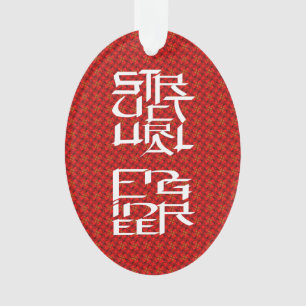 Adorno Carácter de ingeniero estructural