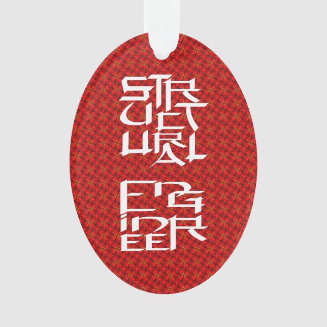 Adorno Carácter de ingeniero estructural (Anverso)