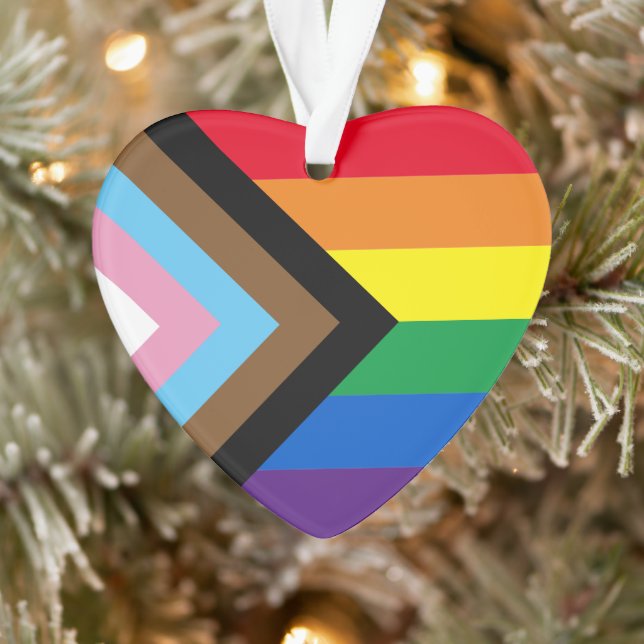 Adorno Carácter inclusivo del arcoiris Lgbtq diversidad d (Árbol)