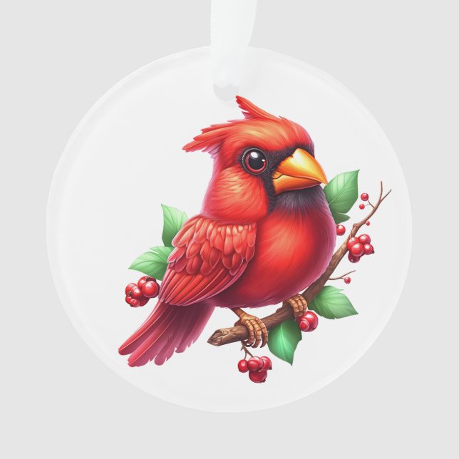 Adorno Cardenal Redbird - ¡TRANSFERIRLO! (Anverso)