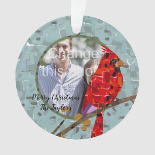 Adorno Cardenal Rojo, el ave de Navidad