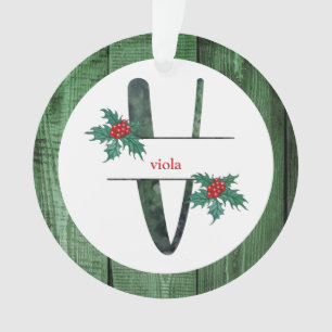 Adorno *~* Carta V Navidades Rústicos FOTO Wood AP44