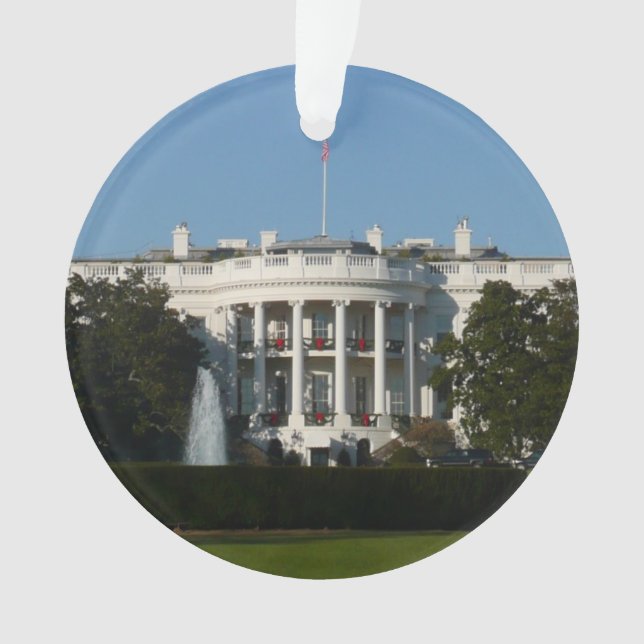 Adorno Casa Blanca navidades de días festivos Washington  (Anverso)