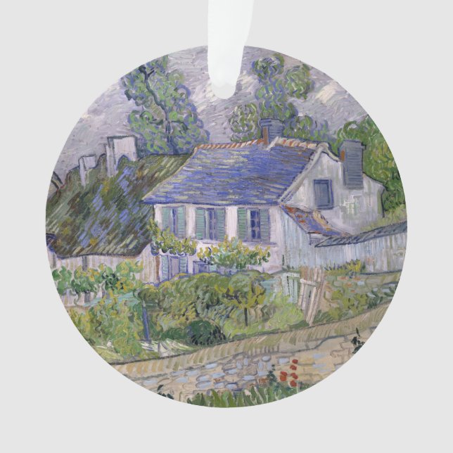 Adorno Casas en Auvers por Vincent Van Gogh (Anverso)