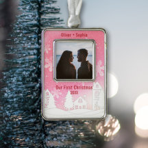 Casas nevadas del país de las maravillas de invier