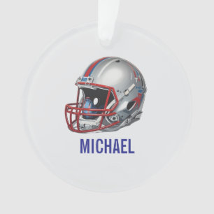 Adorno Casco de fútbol motivacional inspirador nombre
