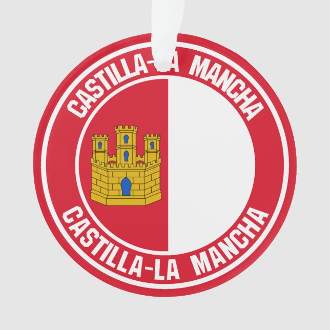 Adorno Castilla-La Mancha Round Emblem (Anverso)
