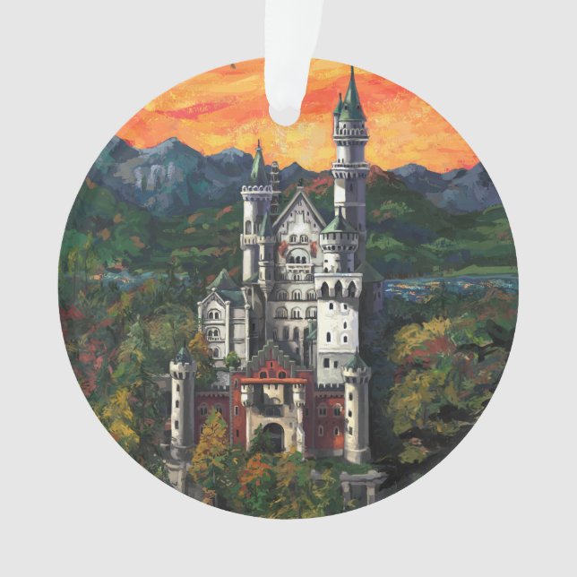 Adorno Castillo Schloss Neuschwanstein (Anverso)
