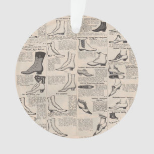 Adorno Catálogo de zapatos de mujeres de la época - Moda 