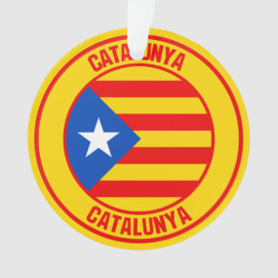 Adorno Cataluña redonda Emblem