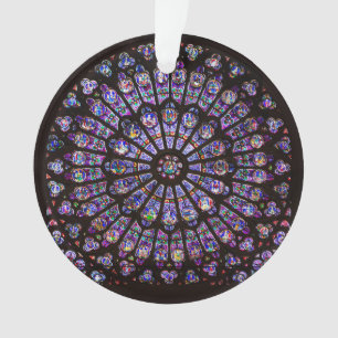 Adorno Catedral de Notre Dame Ventana Rosa de París