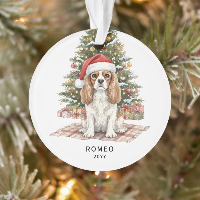 Adorno Cavalier King Charles Spaniel personalizado de Nav (Árbol)