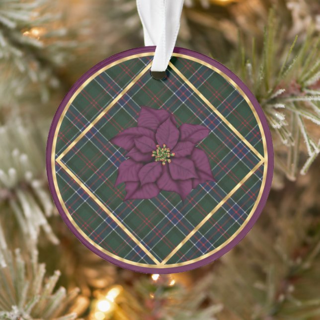 Adorno Caza de Sinclair Original Moderno Escocia Tartán (Árbol)