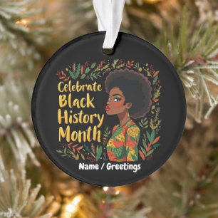 Adorno Celebrar el Mes de la Historia Negra Honrar a los