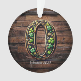 Adorno Celtic monogram letter ornament