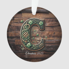 Adorno Celtic monogram letter ornament