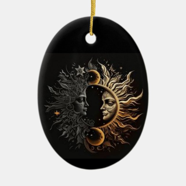 Adorno cerámico ovalado (Frente)