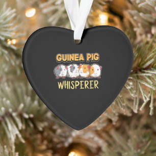 Adorno Cerdo de Guinea Cerdo Whisperer Cute Cavy