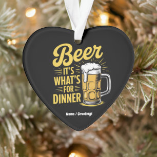 Adorno Cerveza es lo que es para la cena divertida bebida