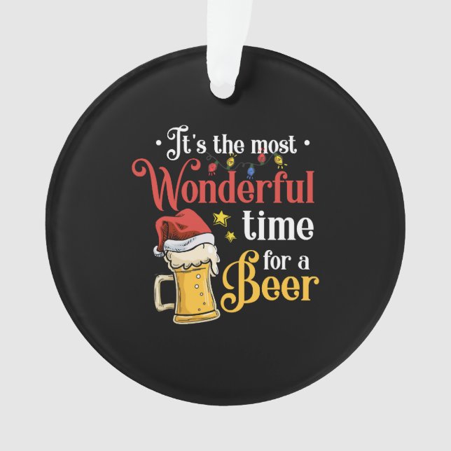 Adorno Cerveza navidad (Anverso)