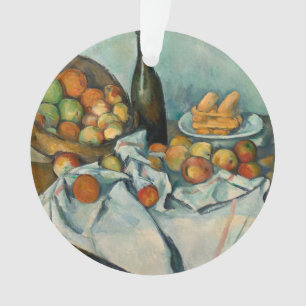 Adorno Cezanne Basket Apples Impresionsionist Art