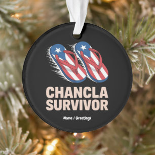 Adorno Chancla Survivor Gracioso regalo de Chiste de Puer
