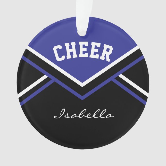 Adorno 💖 Cheeranista Azul Oscuro 📣 Cheer (Anverso)