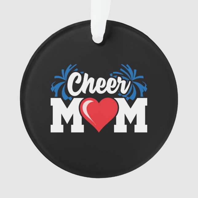 Adorno Cheerhead Mom - Enseñanza Secundaria CheerLeader - (Anverso)