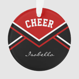 Adorno 📣 💖 CheerLeer rojo oscuro