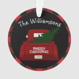 Adorno Cheque de búfalo Camión Vintage personalizado