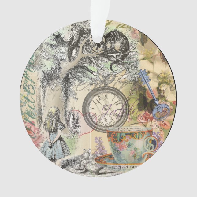 Adorno Cheshire Cat Alice Wonderland Classic (Anverso)
