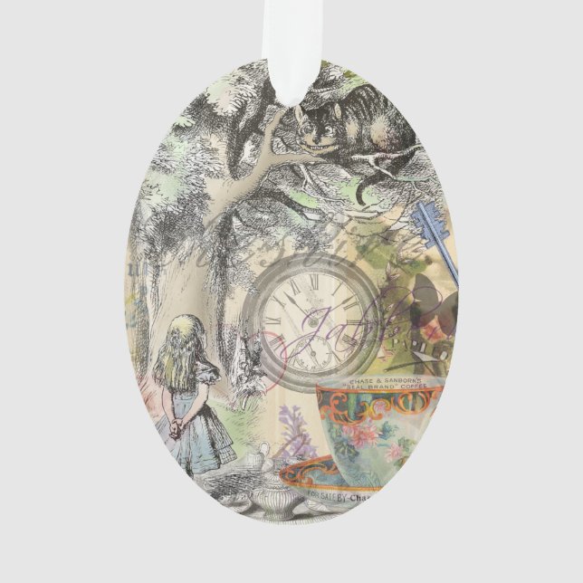 Adorno Cheshire Cat Alice Wonderland Classic (Reverso)