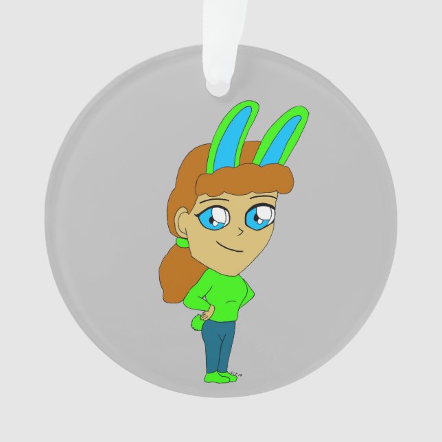 Adorno chibi bunnygirl (Anverso)