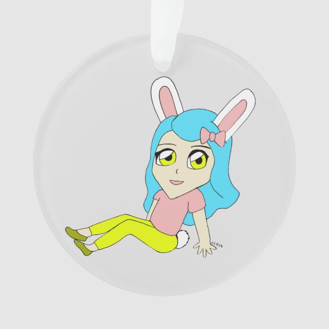 Adorno chibi bunnygirl (Anverso)