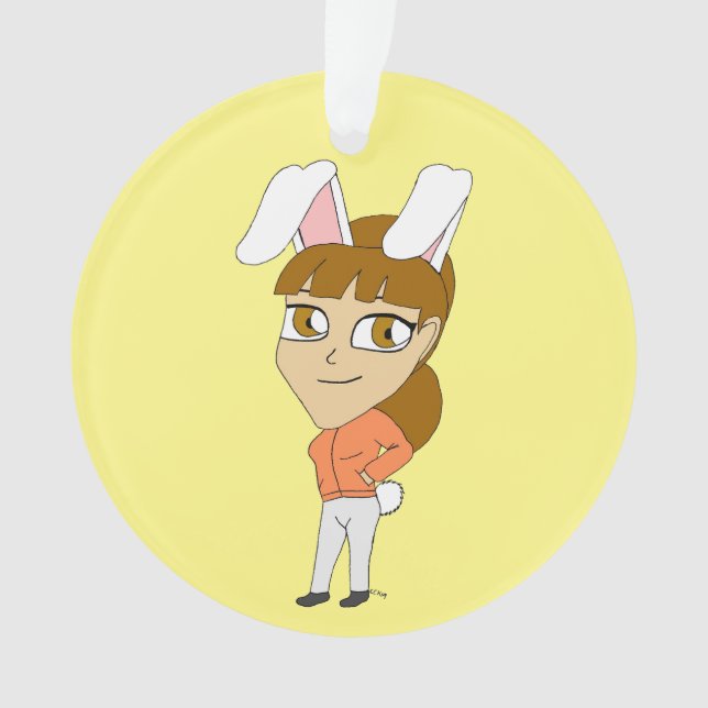 Adorno chibi bunnygirl (Anverso)