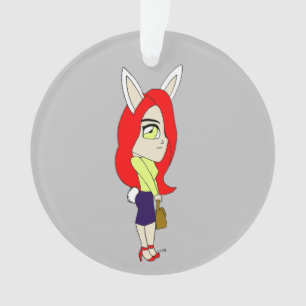 Adorno chibi bunnygirl