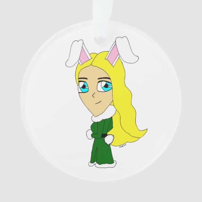 Adorno chibi bunnygirl (Anverso)