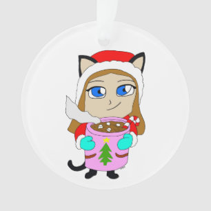 Adorno chibi catgirl