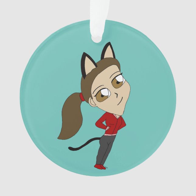 Adorno chibi catgirl (Anverso)