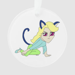 Adorno chibi catgirl