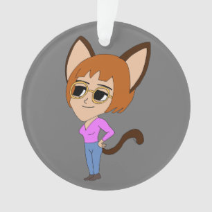 Adorno chibi catgirl