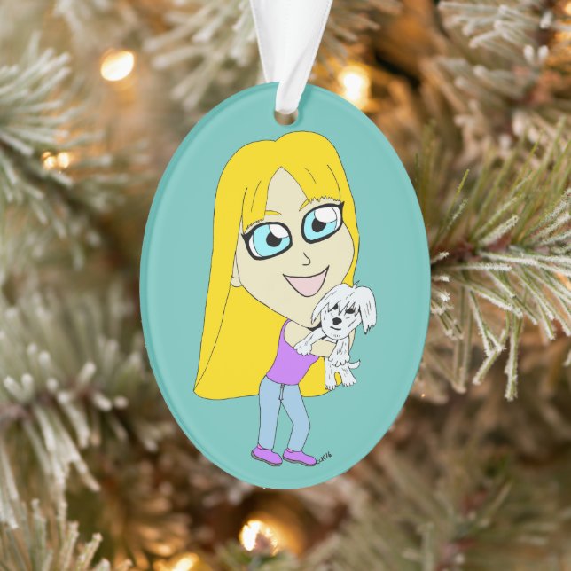 Adorno Chibi con un elemento emergente (Árbol)