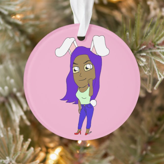 Adorno Chibi conejita (Árbol)